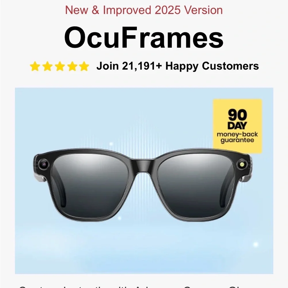 NWT* CLARITY X Smart Glasses by Occuframes